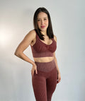 Washed Red Bra