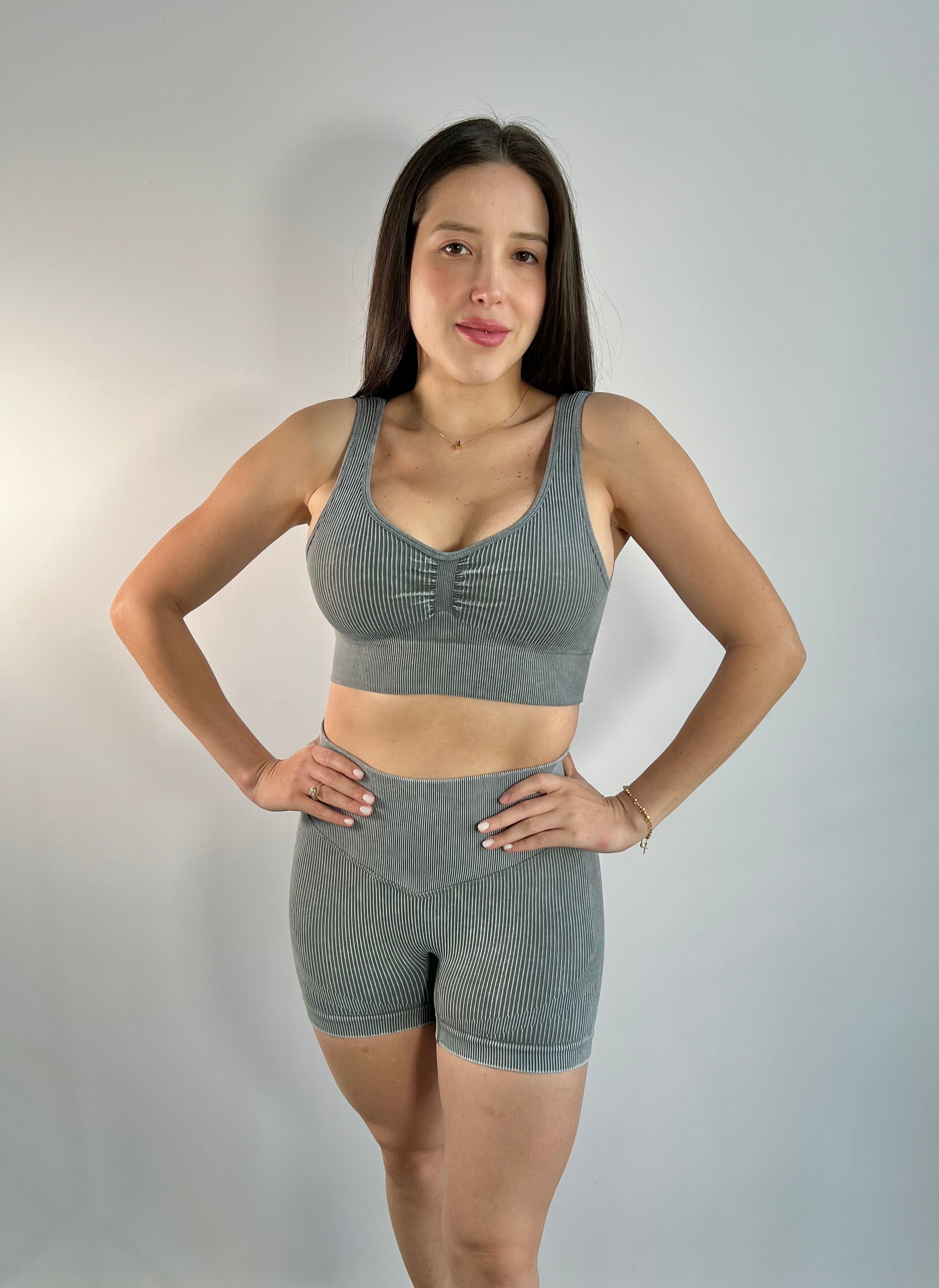 Washed Short Set