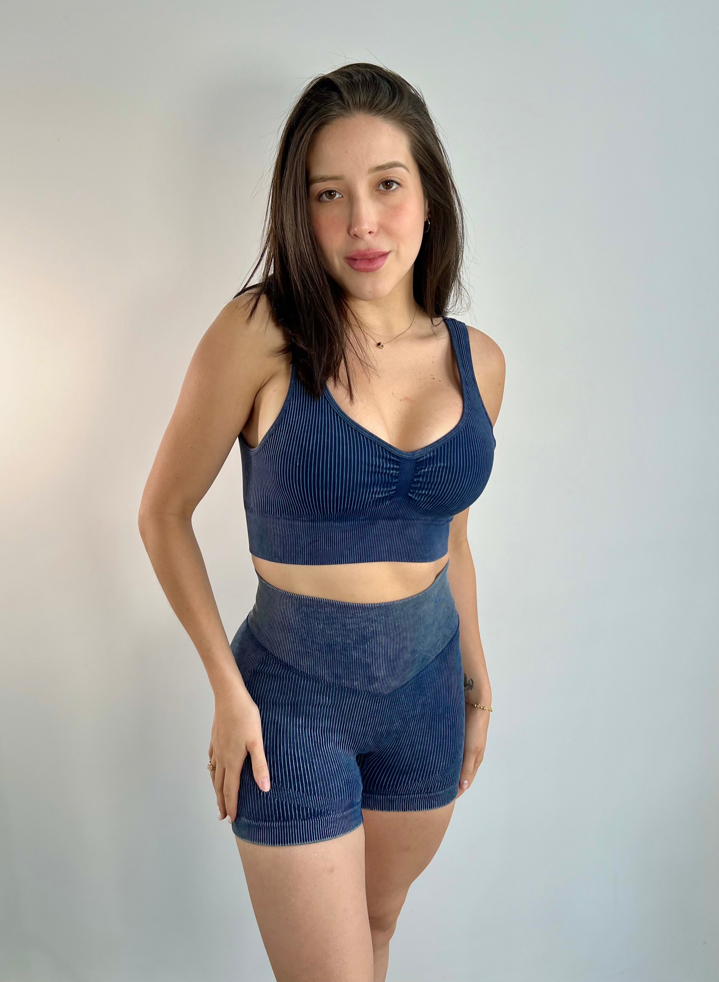 Washed Short Set