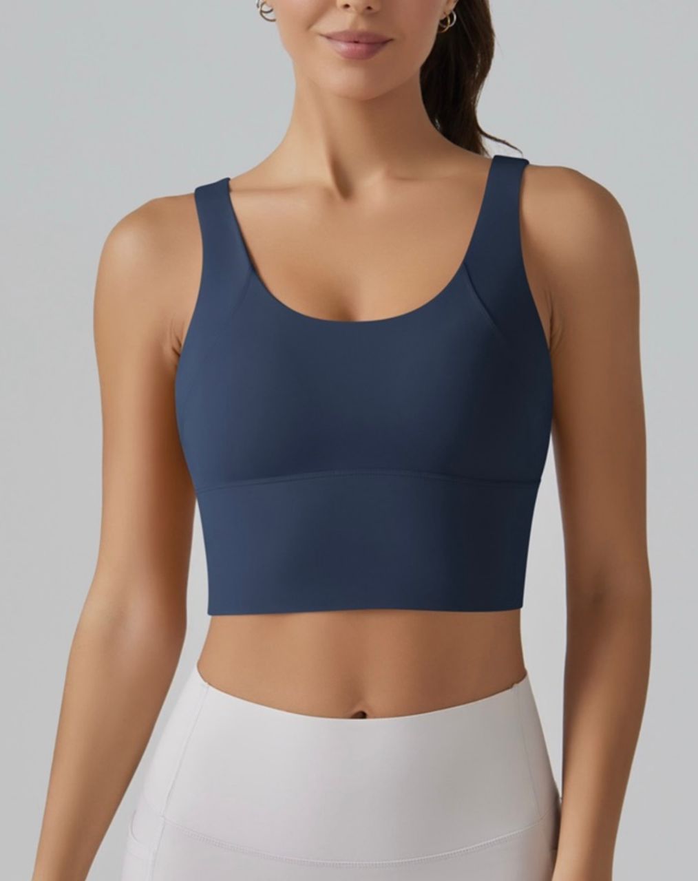Basic Navy V Bra